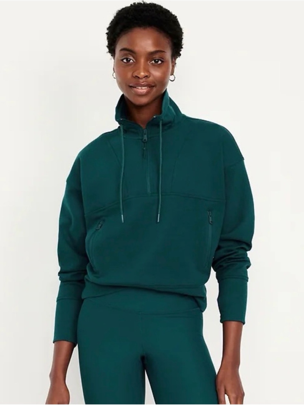 Old Navy Dark Dynamic Fleece Half-Zip Pullover